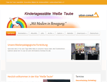 Tablet Screenshot of kita-weisse-taube-1.de